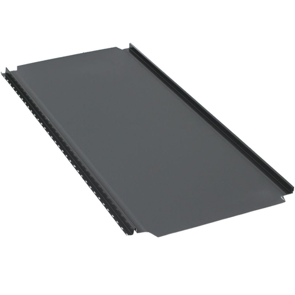 სახურავი თუნუქის 0.50x539 RAL 7024 WRINKLE (ჩამკეტიანი ფურცლოვანი ფენილი) — თუნუქის სახურავი